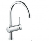 Смеситель для кухни GROHE Minta с выдвижным C-изливом и ограничением расхода воды, 3291800E — фото, характеристики, купить в SMOLENSK-CLIMBO