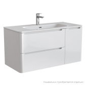 Тумба подвесная, белый, 100 см, Edifice, IDDIS, EDI10W1i95. Подходит умывальник 0101000i28 — фото, характеристики, купить в SMOLENSK-CLIMBO
