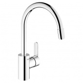 Смеситель для кухни GROHE Eurostyle Cosmopolitan с выдвижным изливом, 31126002 — фото, характеристики, купить в SMOLENSK-CLIMBO