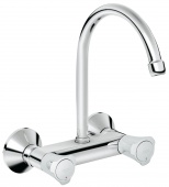 Смеситель для кухни GROHE Costa L, настенный с высоким изливом, 31191001 — фото, характеристики, купить в SMOLENSK-CLIMBO