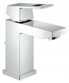 Смеситель для раковины GROHE Eurocube с донным клапаном и ограничением расхода воды, 2312700E — фото, характеристики, купить в SMOLENSK-CLIMBO