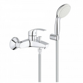 Смеситель для ванны GROHE Eurosmart New с душевым набором, хром (3330220A) — фото, характеристики, купить в SMOLENSK-CLIMBO