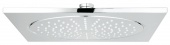 Верхний душ GROHE Rainshower F-series, 254х254 мм, шаровый шарнир, 27271000 — фото, характеристики, купить в SMOLENSK-CLIMBO