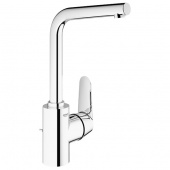 Смеситель для раковины GROHE Eurodisc Cosmopolitan с донным клапаном и высоким изливом, 23054002 — фото, характеристики, купить в SMOLENSK-CLIMBO