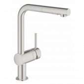 Смеситель для кухни GROHE Minta, суперсталь (30274DC0) — фото, характеристики, купить в SMOLENSK-CLIMBO