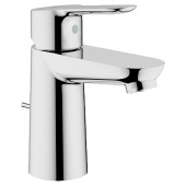 Смеситель для раковины GROHE BauEdge с донным клапаном, 23328000 — фото, характеристики, купить в SMOLENSK-CLIMBO