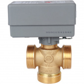 STOUT Компактный 3-Ходовой зональный клапан, сервопривод 230V, с кабелем 1м., НР 1 1/4" — фото, характеристики, купить в SMOLENSK-CLIMBO