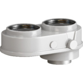 RCA-0880-250000 Адаптер моноблочный переход с D60/100 на 80/80 конденсационный — фото, характеристики, купить в SMOLENSK-CLIMBO