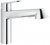Смеситель для кухни GROHE Eurodisc Cosmopolitan с выдвижной лейкой, 32257002 — фото, характеристики, купить в SMOLENSK-CLIMBO