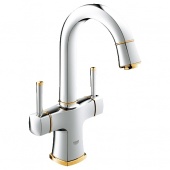 Смеситель для раковины GROHE Grandera с донным клапаном и поворотным изливом, 21107IG0 — фото, характеристики, купить в SMOLENSK-CLIMBO