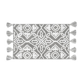Коврик для ванной комнаты с кисточками, 50x80, микрофибра, серый, IDDIS — фото, характеристики, купить в SMOLENSK-CLIMBO