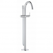 Смеситель для ванны GROHE Atrio New с душевым гарнитуром, верхняя монтажная часть, напольный монтаж, хром (32653003) — фото, характеристики, купить в SMOLENSK-CLIMBO