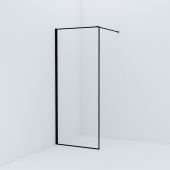 Душевая перегородка Walk In, черный 80x195, Slide, IDDIS, SLI8BS8i23 — фото, характеристики, купить в SMOLENSK-CLIMBO