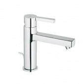 Смеситель для раковины GROHE Lineare с донным клапаном и средним изливом, 23443000 — фото, характеристики, купить в SMOLENSK-CLIMBO