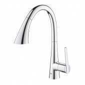 Смеситель для кухни GROHE Zedra New с выдвижной лейкой, хром (32294002) — фото, характеристики, купить в SMOLENSK-CLIMBO
