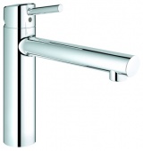 Смеситель для кухни GROHE Concetto со средним изливом для монтажа перед окном, 31210001 — фото, характеристики, купить в SMOLENSK-CLIMBO