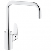 Смеситель для кухни GROHE Eurodisc Cosmopolitan с высоким изливом, 32259002 — фото, характеристики, купить в SMOLENSK-CLIMBO