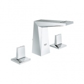 Смеситель для раковины GROHE Allure Brilliant с донным клапаном (низкий излив), 20342000 — фото, характеристики, купить в SMOLENSK-CLIMBO