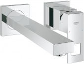 Смеситель для раковины GROHE Eurocube (верхняя монтажная часть, вынос 230 мм), 23447000 — фото, характеристики, купить в SMOLENSK-CLIMBO