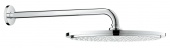 Верхний душ с кронштейном GROHE Rainshower Cosmopolitan Metal, диаметр 310 мм, с ограничением расхода воды, 26066000 — фото, характеристики, купить в SMOLENSK-CLIMBO