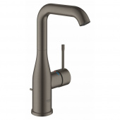 Смеситель для раковины GROHE Essence New с донным клапаном, L-Size, темный графит матовый (32628AL1) — фото, характеристики, купить в SMOLENSK-CLIMBO