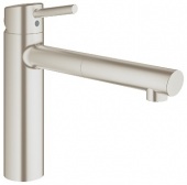 Смеситель для кухни GROHE Concetto с выдвижным изливом, 31129DC1 — фото, характеристики, купить в SMOLENSK-CLIMBO