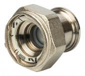 STOUT Разъемное соединение с плоским уплотнением, никелированное 3/4 (SDG-0019-010020) — фото, характеристики, купить в SMOLENSK-CLIMBO