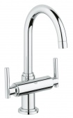 Смеситель для раковины GROHE Atrio Jota с донным клапаном, 21022000 — фото, характеристики, купить в SMOLENSK-CLIMBO