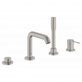 Смеситель GROHE Essence New для ванны на 4 отверстия, суперсталь (19578DC1) — фото, характеристики, купить в SMOLENSK-CLIMBO