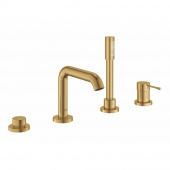 Смеситель для ванны GROHE Essence New с душевым гарнитуром и изливом, холодный рассвет матовый (19578GN1) — фото, характеристики, купить в SMOLENSK-CLIMBO