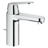 Смеситель для раковины GROHE Eurosmart Cosmopolitan с донным клапаном и энергосберегающим картриджем, средний излив, 2339600E — фото, характеристики, купить в SMOLENSK-CLIMBO