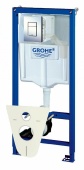 Система инсталляции для унитазов Grohe Rapid SL, 38827000 (4 в 1, с кнопкой смыва) — фото, характеристики, купить в SMOLENSK-CLIMBO