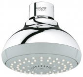 Верхний душ GROHE Tempesta Classic, 4 режима, диаметр 100 мм, 27606000 — фото, характеристики, купить в SMOLENSK-CLIMBO