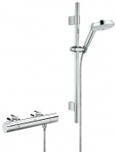 Термостат для душа GROHE Grohtherm 3000 Cosmopolitan с душевым гарнитуром, 34275000 — фото, характеристики, купить в SMOLENSK-CLIMBO