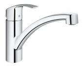 Смеситель для кухни GROHE Eurosmart с низким изливом и энергосберегающим картриджем, 30260002 — фото, характеристики, купить в SMOLENSK-CLIMBO