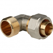 STOUT Угольник-переходник с наружной резьбой 1 1/4"x32 для металлопластиковых труб винтовой (SFS-0006-011432) — фото, характеристики, купить в SMOLENSK-CLIMBO