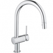 Смеситель для кухни GROHE Minta с C-изливом/лейкой, 32321000 — фото, характеристики, купить в SMOLENSK-CLIMBO