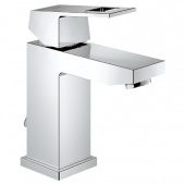Смеситель для раковины GROHE Eurocube с цепочкой, 23131000 — фото, характеристики, купить в SMOLENSK-CLIMBO