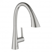 Смеситель для кухни GROHE Zedra New с профессиональной лейкой (3 режима), суперсталь (32294DC2) — фото, характеристики, купить в SMOLENSK-CLIMBO