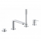 Смеситель для ванны GROHE Lineare New на 4 отверстия с душевым гарнитуром, хром (19577001) — фото, характеристики, купить в SMOLENSK-CLIMBO