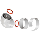 RCA-6010-250100 Начальный участок 90 гр. универсальный 60/100 — фото, характеристики, купить в SMOLENSK-CLIMBO