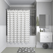 B07P118i11 Штора для ванной комнаты, коллекция Basic — фото, характеристики, купить в SMOLENSK-CLIMBO