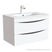 Тумба подвесная, белая, 80 см, Cloud,  IDDIS, CLO80W0i95. Подходит умывальник: 0138000i28 — фото, характеристики, купить в SMOLENSK-CLIMBO