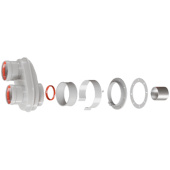 RCA-8080-250002 Адаптер моноблочный универсальный для перехода на двухтрубную систему 80/80 — фото, характеристики, купить в SMOLENSK-CLIMBO
