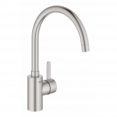 Смеситель для кухни GROHE Eurosmart Cosmopolitan, высокий излив, суперсталь (32843DC2) — фото, характеристики, купить в SMOLENSK-CLIMBO