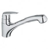 Смеситель для кухни GROHE Eurodisc с выдвижным изливом, 32257001 — фото, характеристики, купить в SMOLENSK-CLIMBO