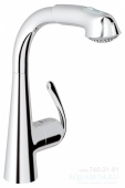 Смеситель для кухни GROHE Zedra с выдвижным изливом/лейкой, 32553000 — фото, характеристики, купить в SMOLENSK-CLIMBO