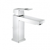 Смеситель для раковины GROHE Eurocube с донным клапаном, 23445000 — фото, характеристики, купить в SMOLENSK-CLIMBO