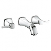 Смеситель для раковины GROHE Grandera (верхняя монтажная часть, вынос 177 мм), 20414000 — фото, характеристики, купить в SMOLENSK-CLIMBO