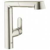 Смеситель для кухни GROHE K7 с выдвижным изливом, 32176DC0 — фото, характеристики, купить в SMOLENSK-CLIMBO